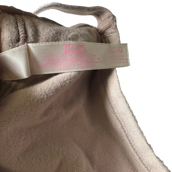 PINK Victoria’s Secret Cage Back Bralette Large Cream - Picture 7 of 9